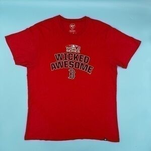 MLB Red Sox 2018 World Series 47 Brand T-Shirt